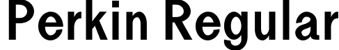 Perkin Regular font - Perkin-Regular.otf