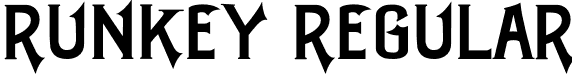 Runkey Regular font - Runkey.otf