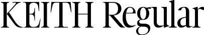 KEITH Regular font - Keith Regular.ttf