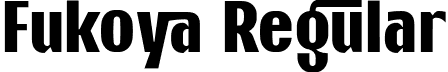 Fukoya Regular font - Fukoya-Regular.otf