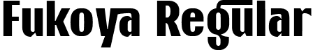 Fukoya Regular font - Fukoya-Regular.ttf