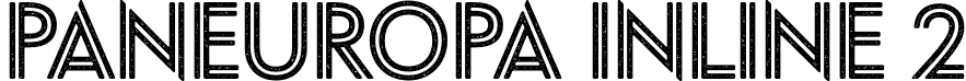 Paneuropa Inline 2 font - PaneuropaInline-2.otf