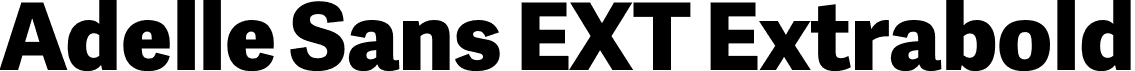 Adelle Sans EXT Extrabold font - AdelleSansEXT-Extrabold.otf