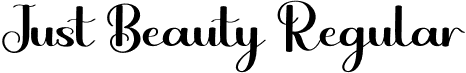 Just Beauty Regular font - just-beauty.otf