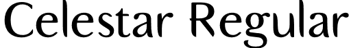 Celestar Regular font - Celestar Font.otf