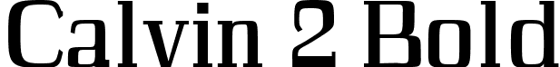 Calvin 2 Bold font - Calvin-Bold.ttf