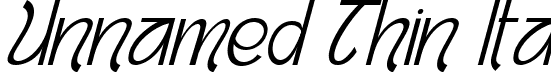 Unnamed Thin Ita font - Agavitta-ThinItalic.ttf