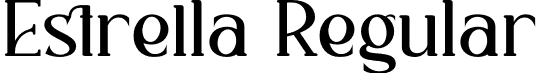 Estrella Regular font - Estrella.otf