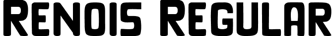 Renois Regular font - Renois.ttf