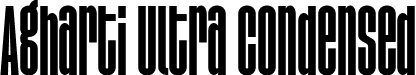 Agharti Ultra Condensed font - Agharti-DemiUltraCondensed.ttf