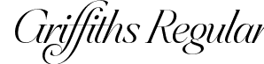 Griffiths Regular font - griffiths-regular.ttf