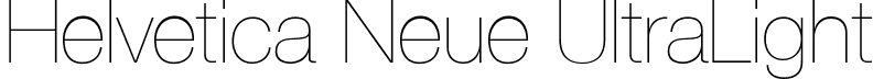 Helvetica Neue UltraLight font - Helvetica Neue UltraLight.ttf