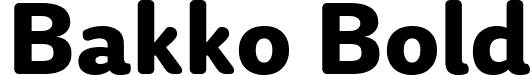 Bakko Bold font - Bakko.ttf