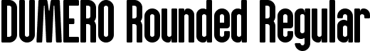 DUMERO Rounded Regular font - DUMERO-Rounded (1).ttf