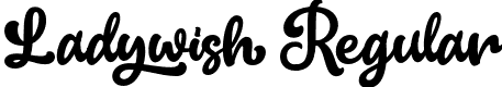 Ladywish Regular font - Ladywish.otf