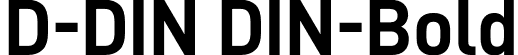 D-DIN DIN-Bold font - D-DIN-Bold.otf