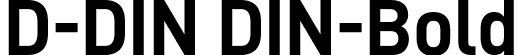 D-DIN DIN-Bold font - D-DIN-Bold.ttf