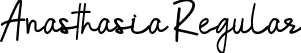 Anasthasia Regular font - Anasthasia.otf