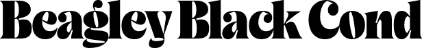 Beagley Black Cond font - Beagley Condensed.otf