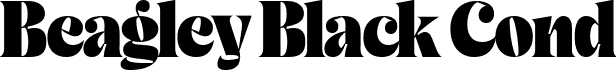 Beagley Black Cond font - Beagley Condensed.ttf