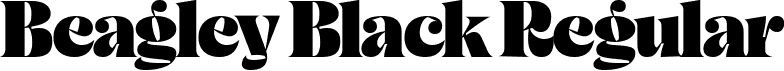 Beagley Black Regular font - Beagley.ttf