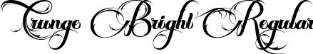 Crunge Bright Regular font - Cungebright Ott.ttf