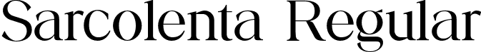 Sarcolenta Regular font - Sarcolenta.otf