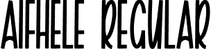 Aifhele Regular font - aifhele-vm98e.otf