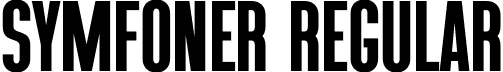 Symfoner Regular font - Symfoner.otf