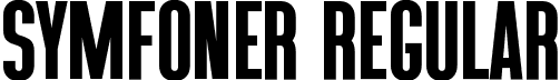 Symfoner Regular font - Symfoner.ttf