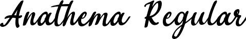 Anathema Regular font - Anathema.ttf