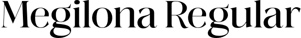 Megilona Regular font - Megilona Regular.otf