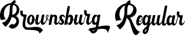 Brownsburg Regular font - BrownsburgRegular.ttf