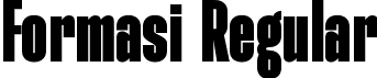 Formasi Regular font - Formasi.ttf