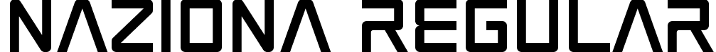 Naziona Regular font - Naziona.ttf