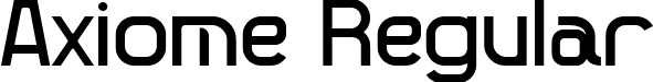 Axiome Regular font - Axiome.ttf