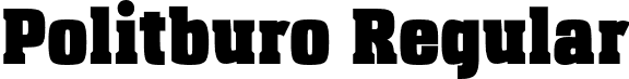 Politburo Regular font - Politburo.otf