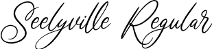 Seelyville Regular font - Seelyville.otf
