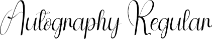 Autography Regular font - Autography.otf