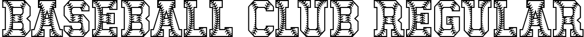 Baseball Club Regular font - Baseball Club.otf