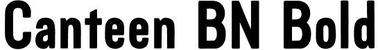 Canteen BN Bold font - CanteenBN-Bold.otf