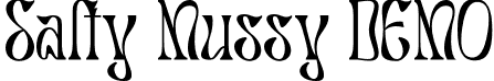 Salty Mussy DEMO font - Salty-Mussy-DEMO.otf