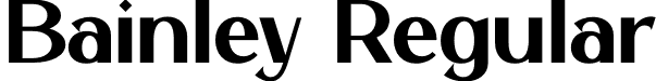 Bainley Regular font - Bainley-Regular.otf