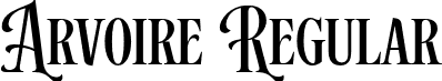 Arvoire Regular font - arvoireregular-r9vza.otf
