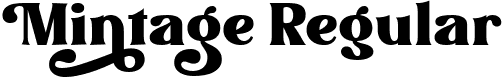 Mintage Regular font - MintageRegular-51Knx.ttf