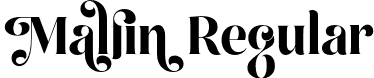 Malfin Regular font - Malfin.otf