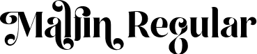Malfin Regular font - Malfin.ttf