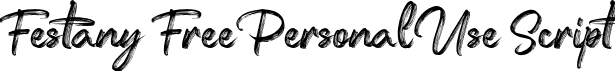 Festany FreePersonalUse Script font - festanyfreepersonalusescript-yy3gy.otf