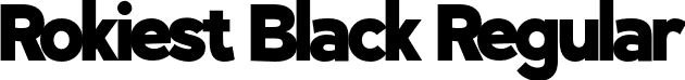 Rokiest Black Regular font - Rokiest-Black.otf