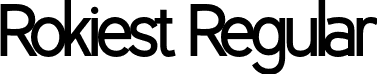 Rokiest Regular font - Rokiest-Regular.otf